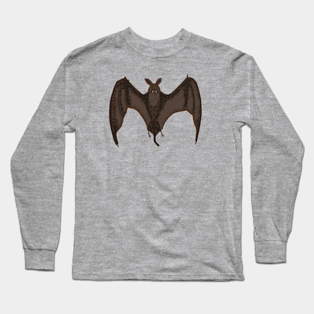 Vampire Bat Long Sleeve T-Shirt by jandavies